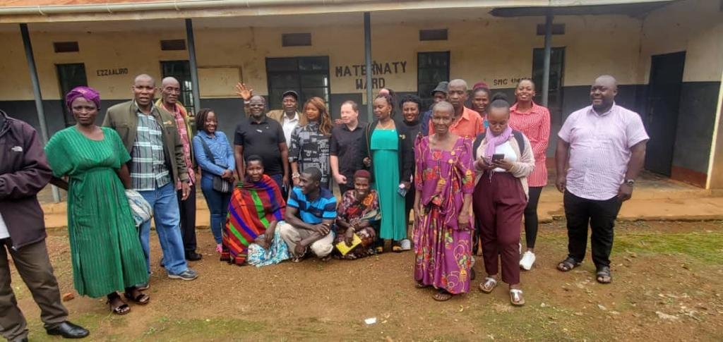 Visiting the Kyebe Maternity Clinic